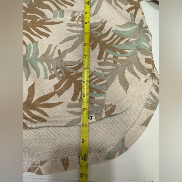 Life Integrity Earth women quarter zip oversized sweatshirt floral beige size m - Picture 15 of 16